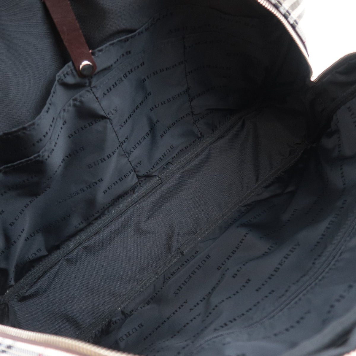 BURBERRY Nova Plaid Handbag Business Bag