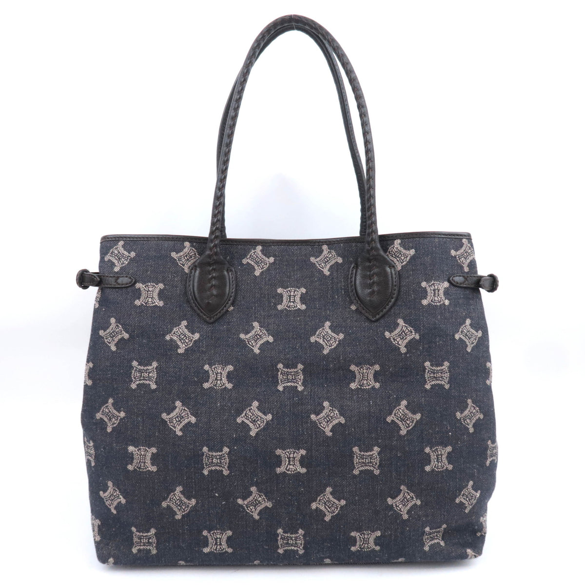 CELINE Paris Macadam Denim Tote Bag