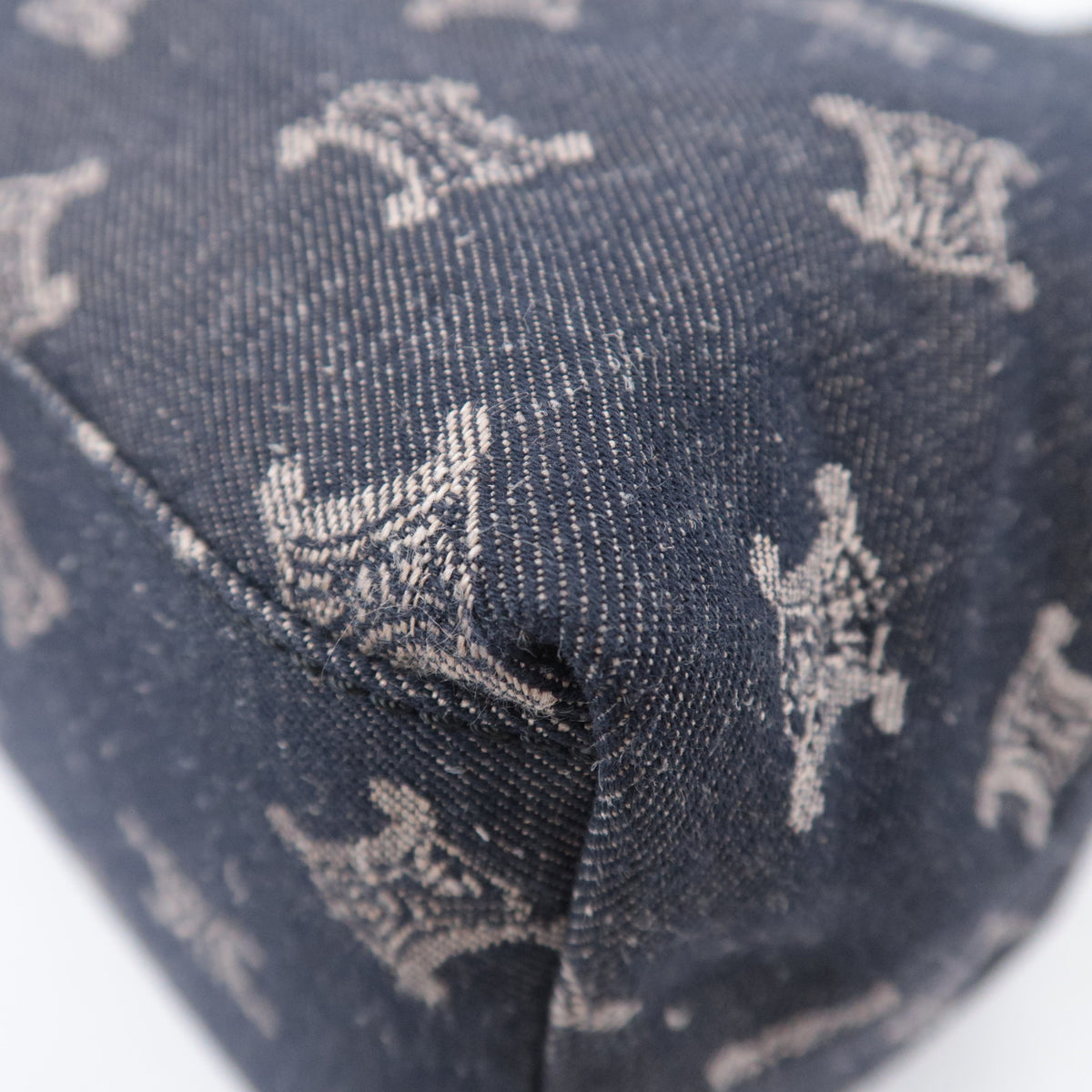CELINE Paris Macadam Denim Tote Bag
