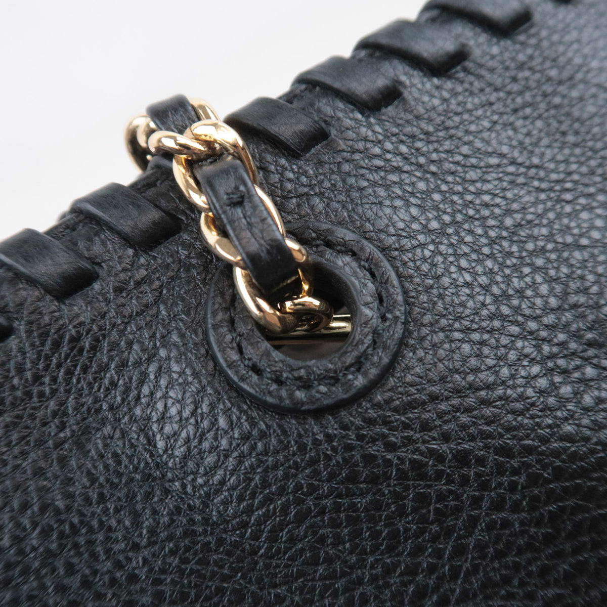 TORY BURCH Leather Chain Tote Bag
