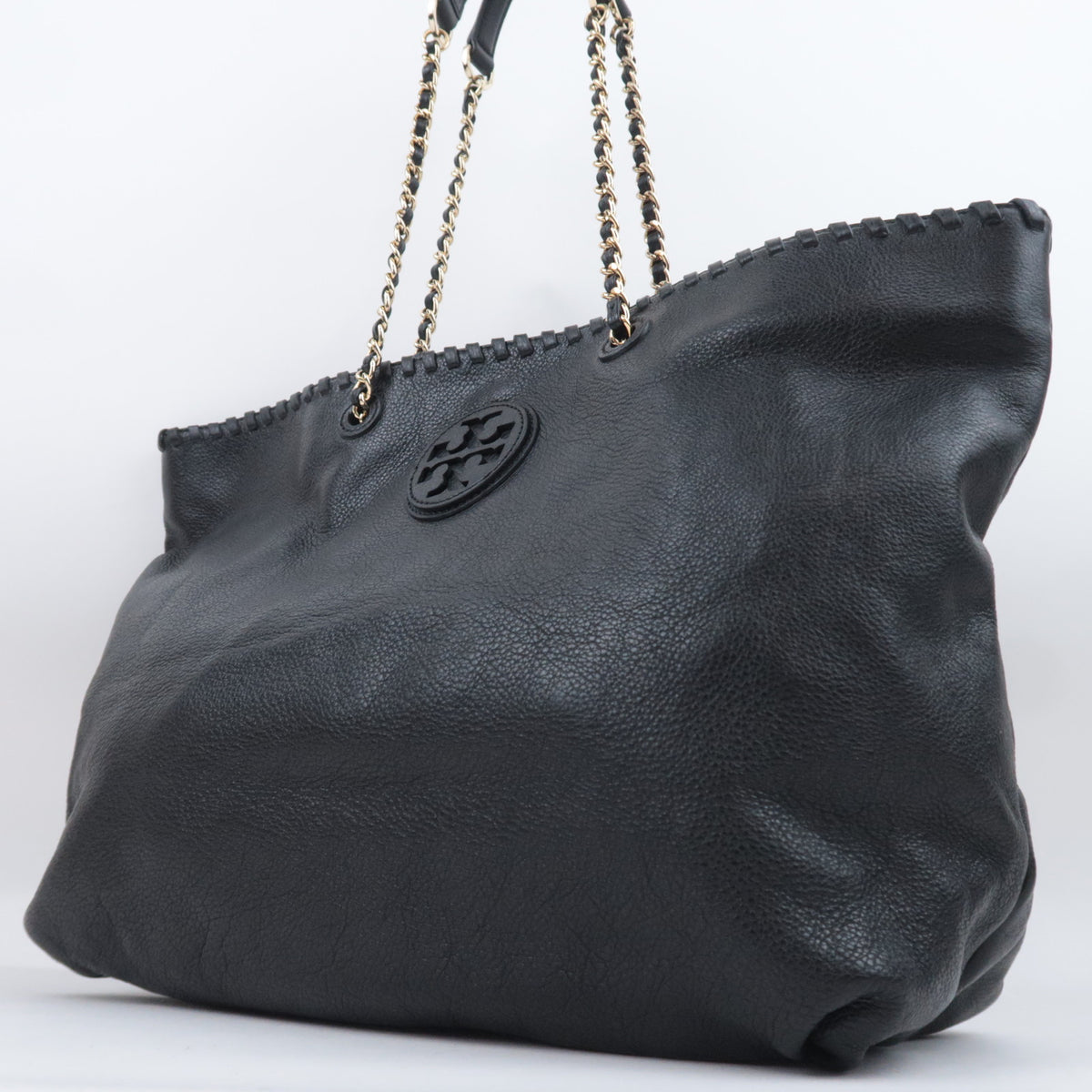 TORY BURCH Leather Chain Tote Bag