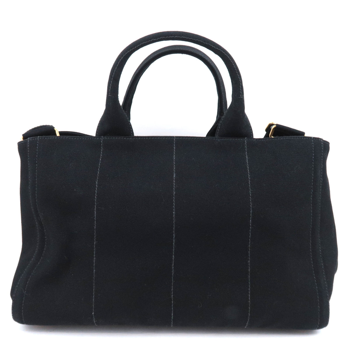 PRADA Canapa Medium Bijou Canvas Tote Bag 1BG642