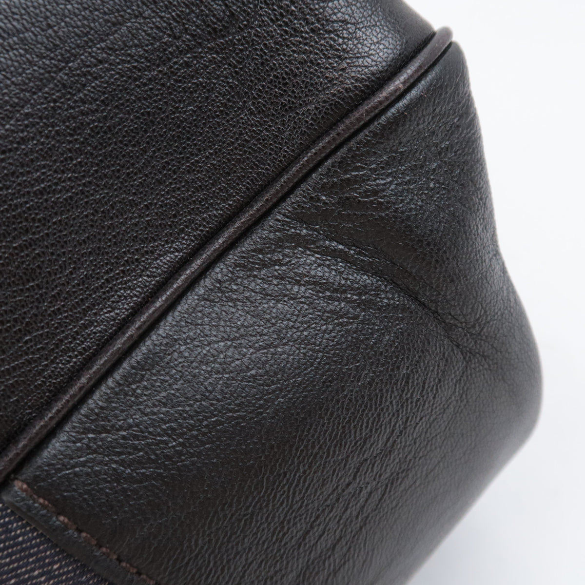 CELINE Paris Macadam 2-Way Denim Handbag