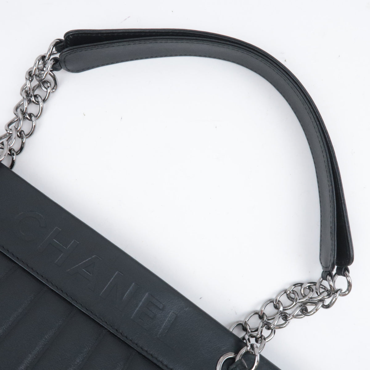CHANEL Mademoiselle Chain Handbag Lambskin