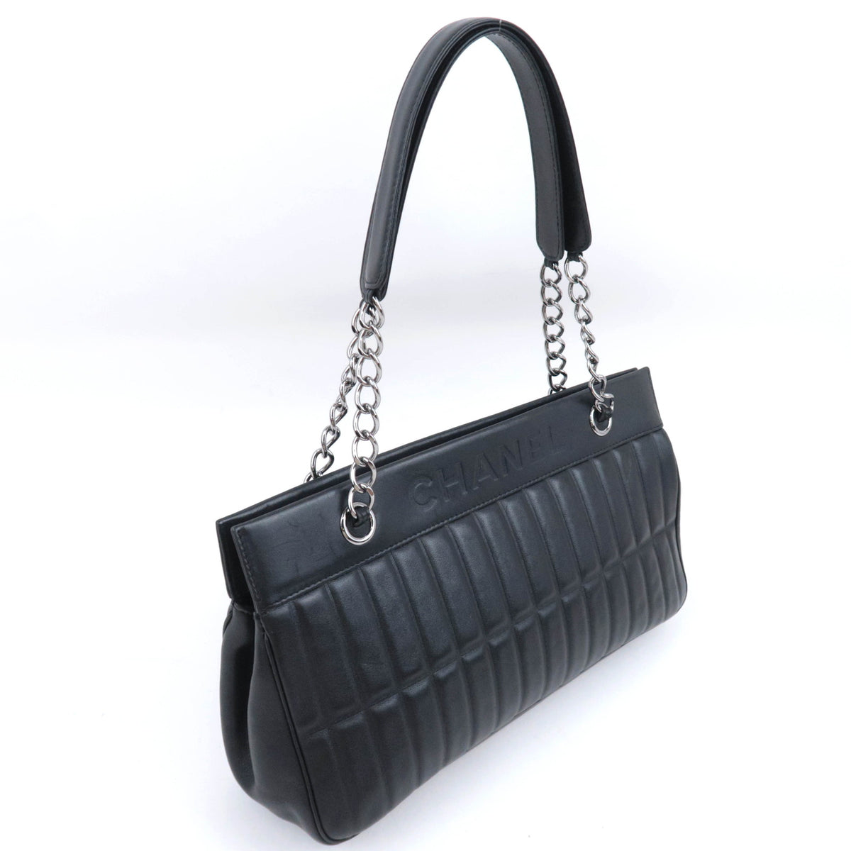 CHANEL Mademoiselle Chain Handbag Lambskin