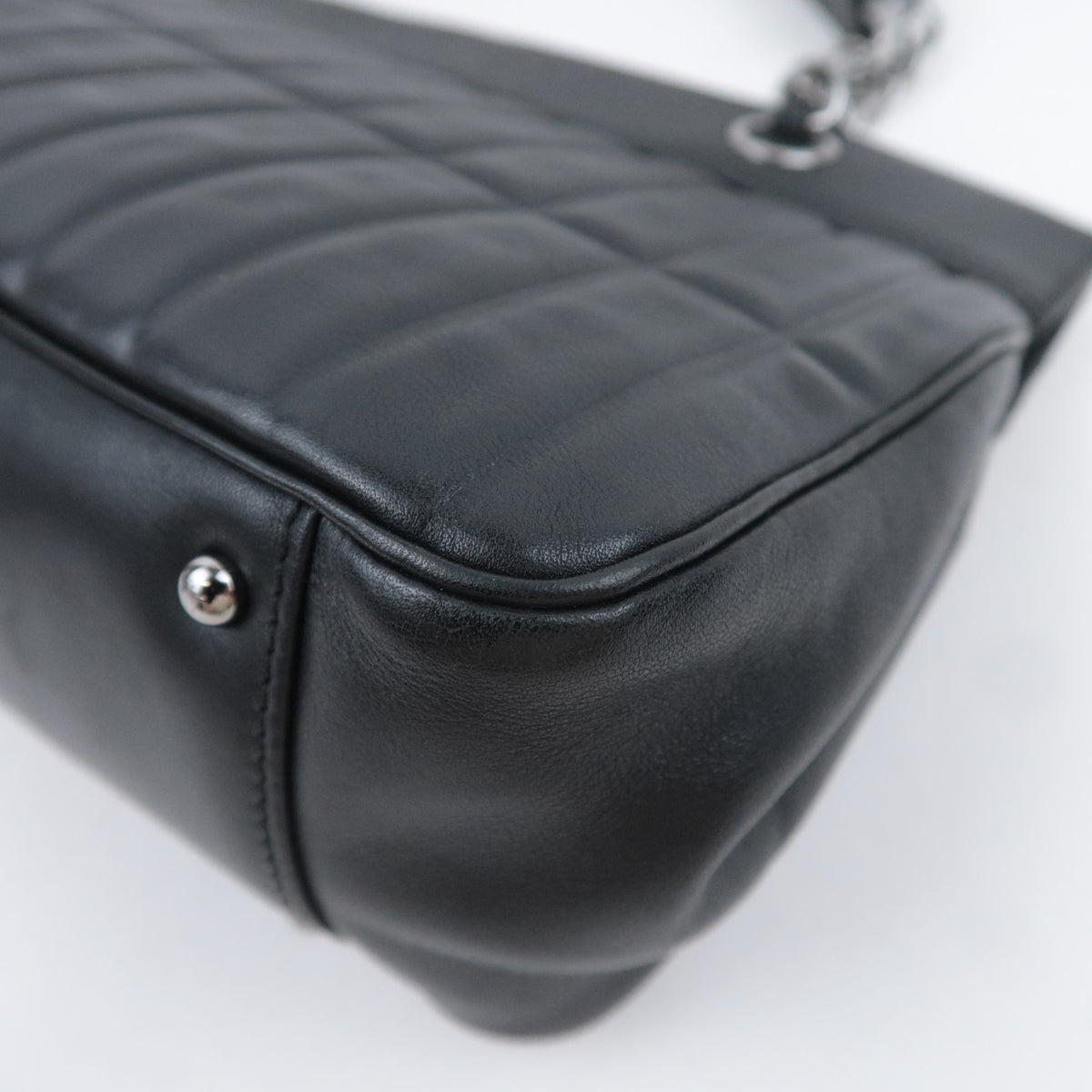 CHANEL Mademoiselle Chain Handbag Lambskin