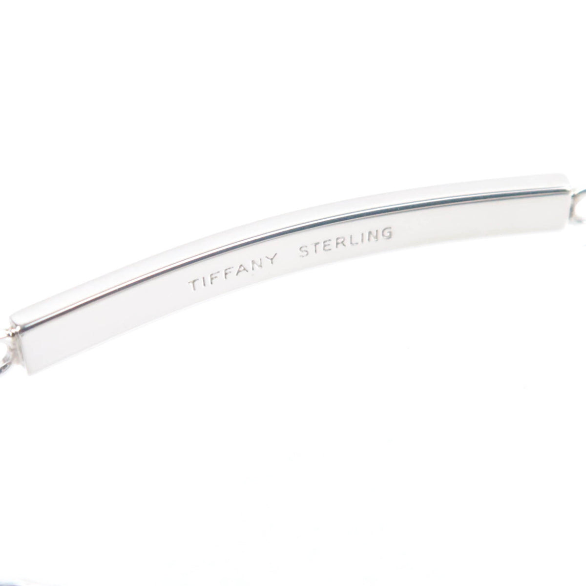 Tiffany&Co. ID Plate Narrow Bracelet Silver925 5.0g