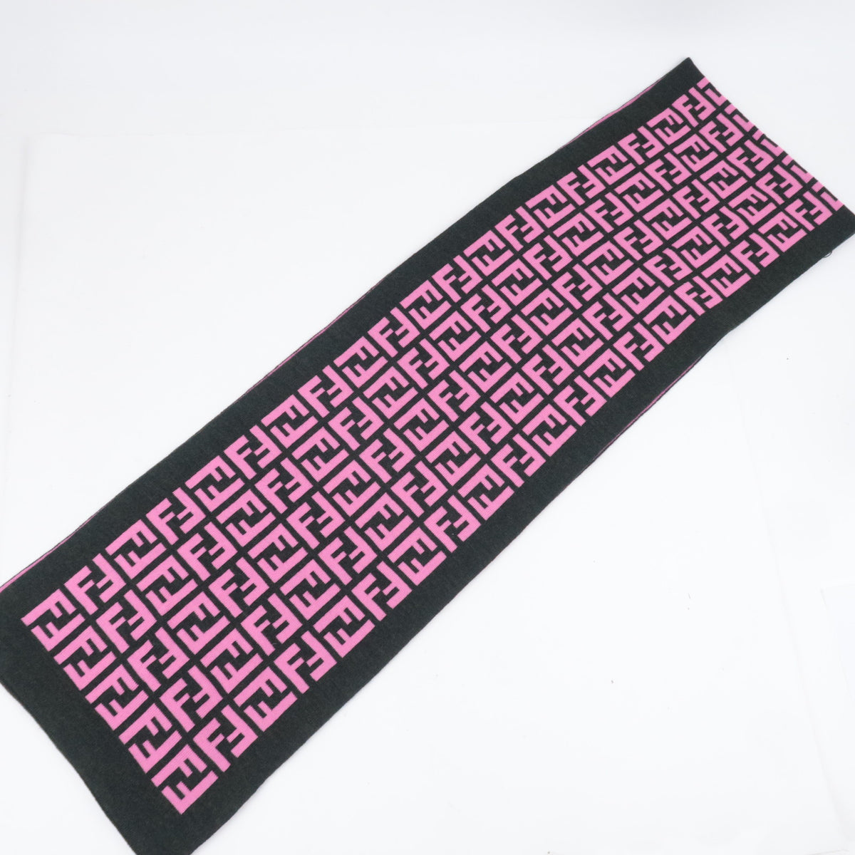 FENDI Zucca Scarf 100% Wool