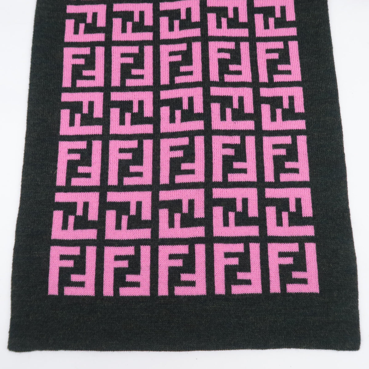 FENDI Zucca Scarf 100% Wool