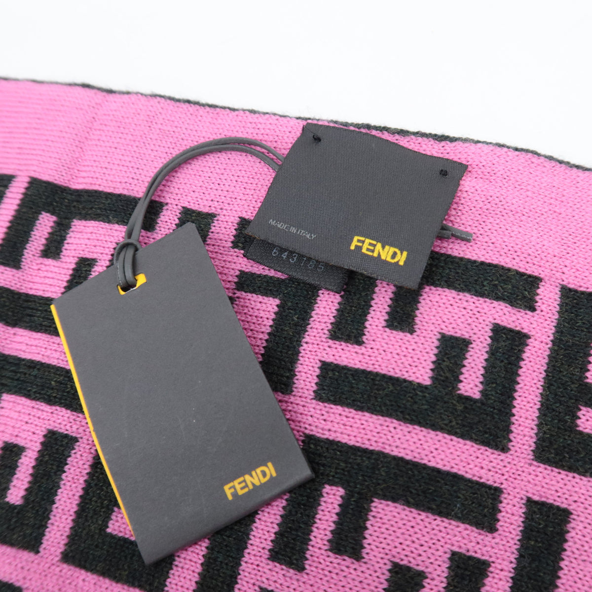 FENDI Zucca Scarf 100% Wool